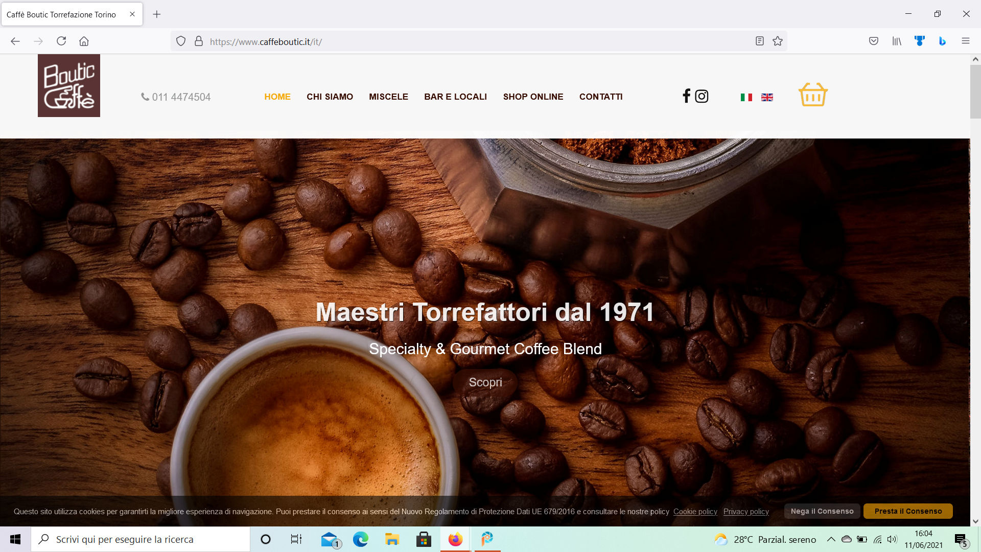 Siti Ecommerce per il settore Food