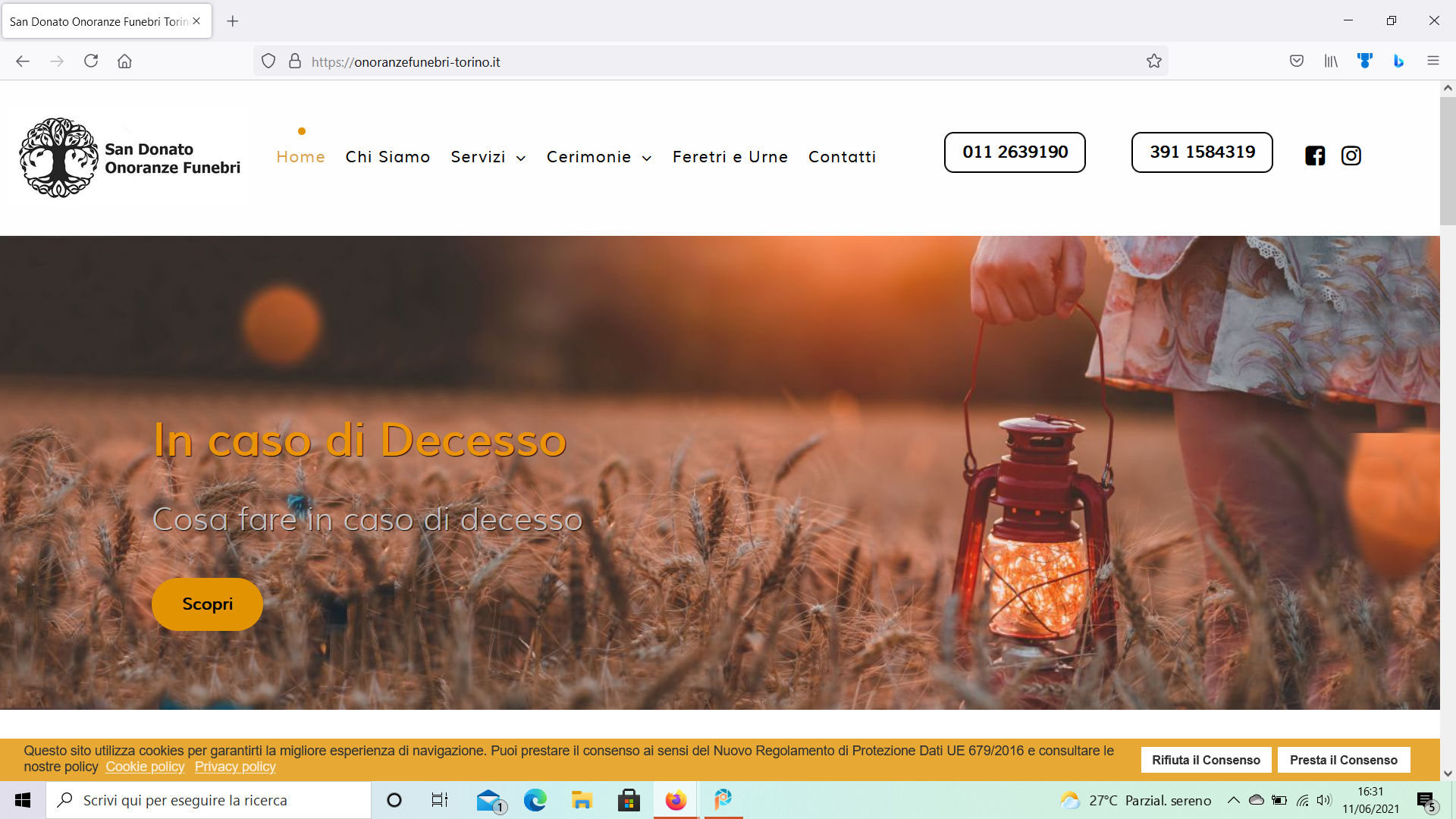 Siti con Landing Pages per Campagne PPC